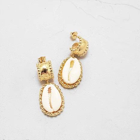 北京仓｜ELISE TSIKIS-Pylea-天然海螺 耳环 ［法国设计师］ 商品图1