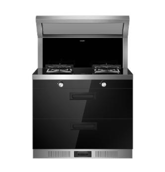 海尔Leader集成灶 120分钟定时 120L双层碗柜 烟机延时关闭排烟 烟灶联动 瞬燃点火 红外线烘干功能 JJZT-L9T带双层碗柜(天然气) 商品图0