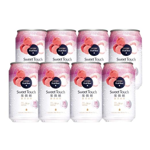 TAIWAN BEER/台湾啤酒 台湾啤酒水果系列包邮台湾啤酒少女微醺果啤六口味330ml*6听果味啤凤梨菠萝啤酒JPY带授权招加盟代理 商品图4