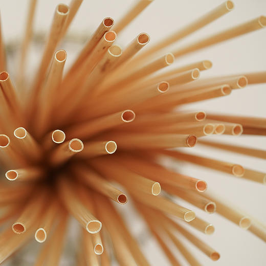 莫语原创ins自然小麦秸秆吸管环保无菌手工一次性奶茶创意小吸管