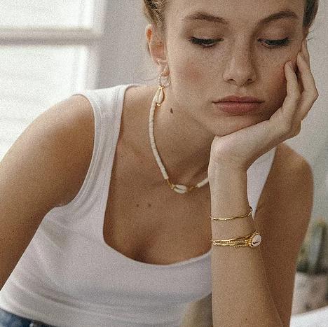 北京仓｜ELISE TSIKIS-Vadia-天然海螺 耳环 ［法国设计师］ 商品图3