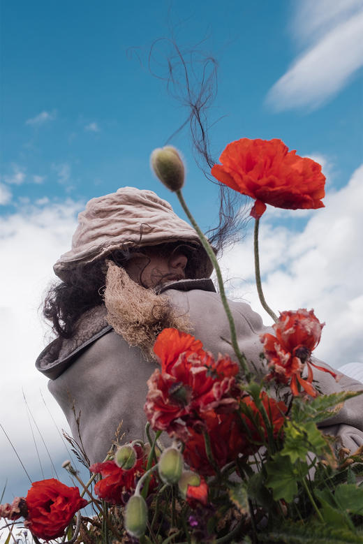 Kreuzzz 丝绒流苏Krithy双面盆帽 商品图4