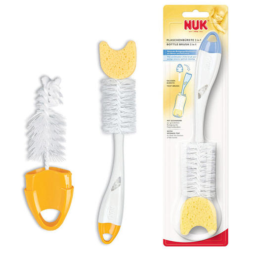 ·【保税仓】 NUK 二合一奶瓶刷带海绵球 商品图0