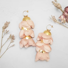 北京仓｜ELISE TSIKIS-DELICIAS-Pink 耳环［法国设计师］