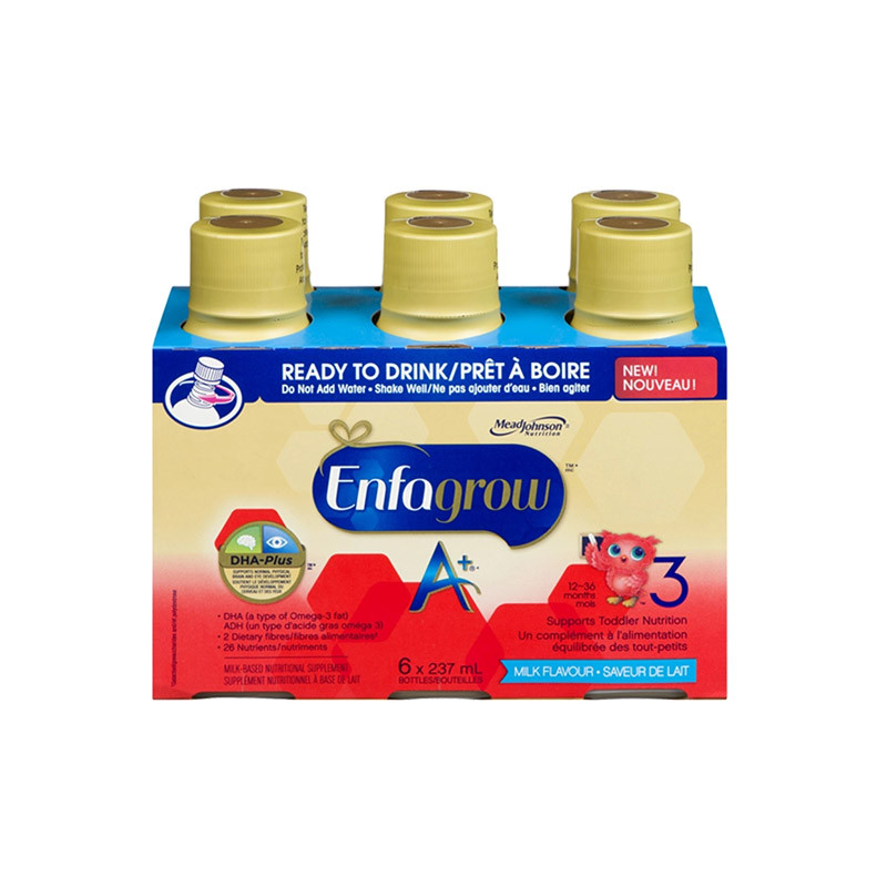 MEAD JOHNSON/美赞臣 三段 液体奶即喝 237ML*18直邮