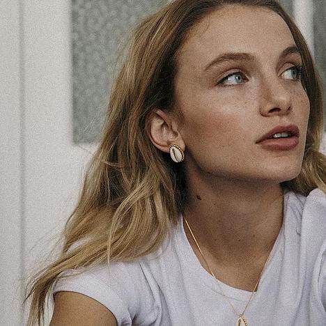 北京仓｜ELISE TSIKIS-Santorini-天然海螺 耳环 ［法国设计师］ 商品图0