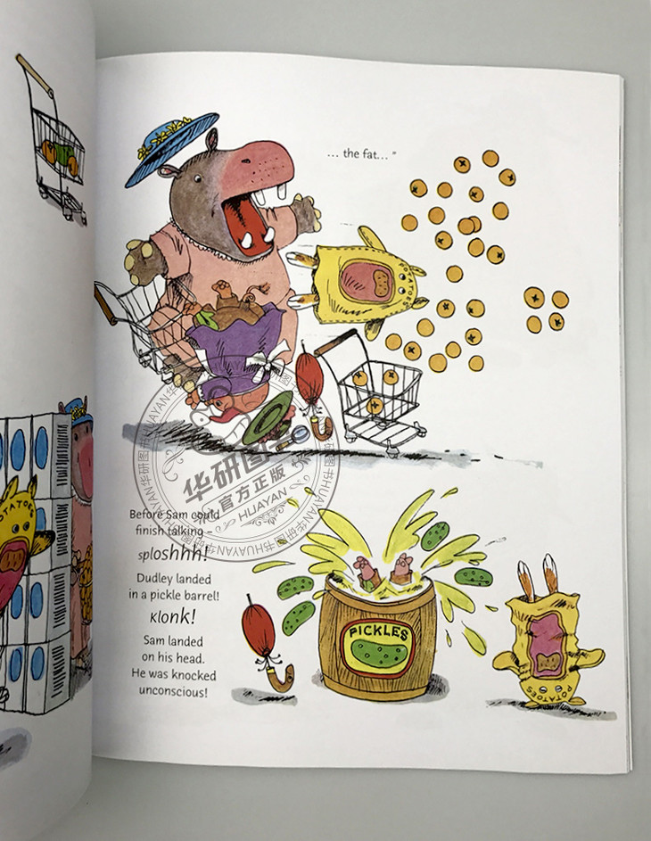 英文原版绘本斯凯瑞童书系列5本richardscarry有趣的睡前故事书会飞的