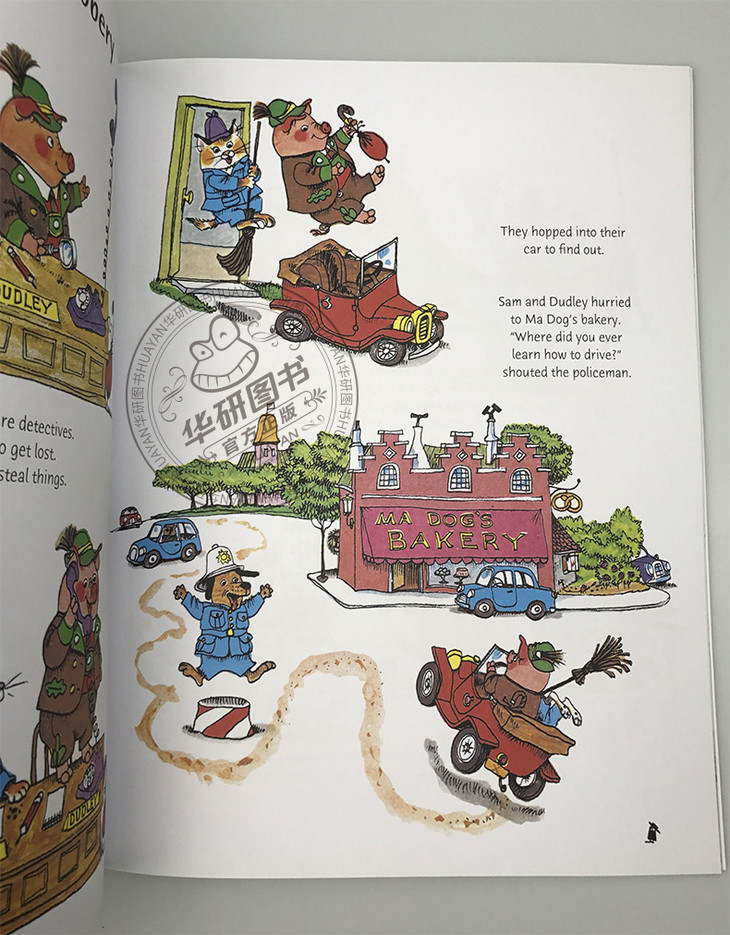 英文原版绘本斯凯瑞童书系列5本richardscarry有趣的睡前故事书会飞的