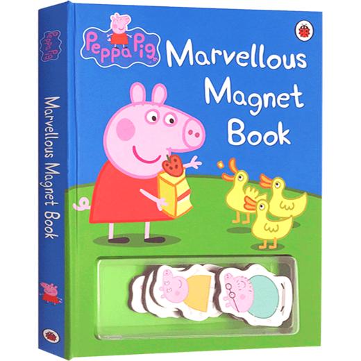 正版现货 小猪佩奇 奇妙的磁铁书 英文原版Peppa Pig Marvellous Magnet Book粉红猪小妹英文版绘本进口早教启蒙认知书0-3-6岁宝宝 商品图3