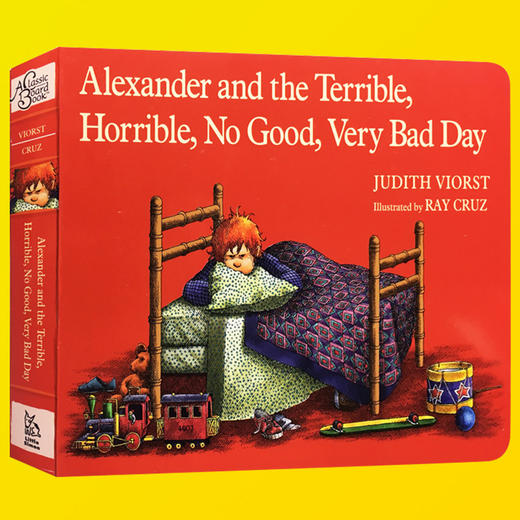 亚历山大和糟糕的一日 英文原版进口绘本 Alexander and the Terrible Horrible No Good Very Bad Day 汪培珽推荐第五阶段纸板书 商品图2