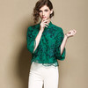 AYK-QF-18060219中国风纱网刺绣拼接上衣 商品缩略图2