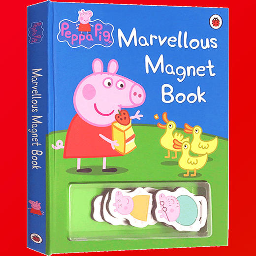 正版现货 小猪佩奇 奇妙的磁铁书 英文原版Peppa Pig Marvellous Magnet Book粉红猪小妹英文版绘本进口早教启蒙认知书0-3-6岁宝宝 商品图0