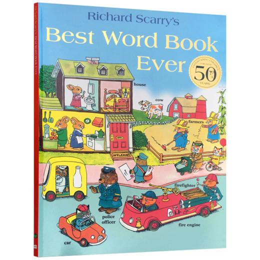 正版 斯凯瑞词汇书 Richard Scarry's Best Word Book Ever 会讲故事的单词书 英文原版 斯凯瑞金色童书 英文绘本 英文版 商品图3