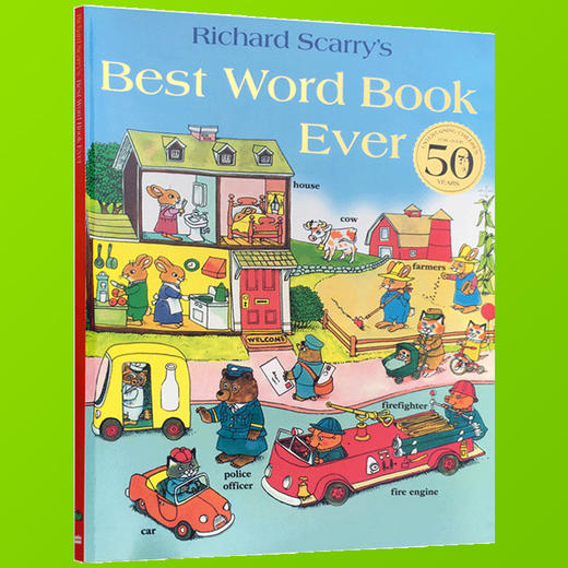 正版 斯凯瑞词汇书 Richard Scarry's Best Word Book Ever 会讲故事的单词书 英文原版 斯凯瑞金色童书 英文绘本 英文版 商品图2