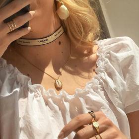 北京仓｜ELISE TSIKIS-VALOS-天然海螺 项链［法国设计师］