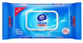 VW1028维达湿巾洁肤杀菌80片