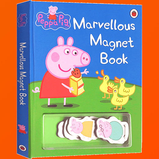 正版现货 小猪佩奇 奇妙的磁铁书 英文原版Peppa Pig Marvellous Magnet Book粉红猪小妹英文版绘本进口早教启蒙认知书0-3-6岁宝宝 商品图2