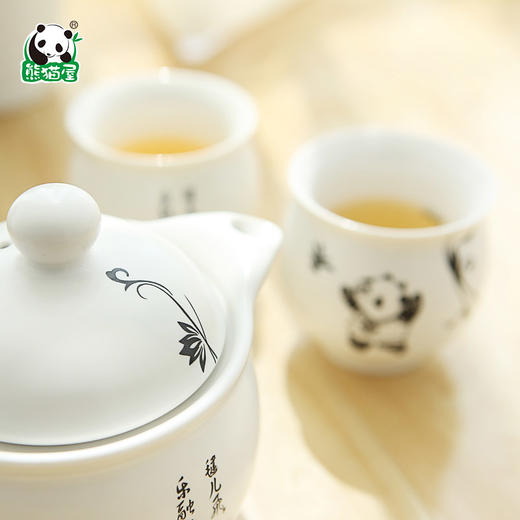熊猫屋PANDAHOUSE 踢毽子瓷器套壶茶壶  送纸袋 商品图1