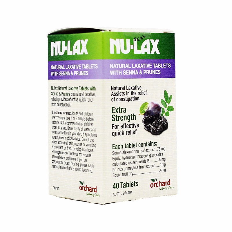 NU-LAX/乐康膏 西梅乐康片果蔬排便清肠清宿便 40片 跨境JPY带授权招加盟代理