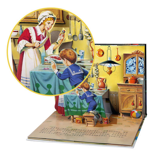 经典童话立体剧场书（10册）V5.1烫银版—5册 3D场景 商品图5