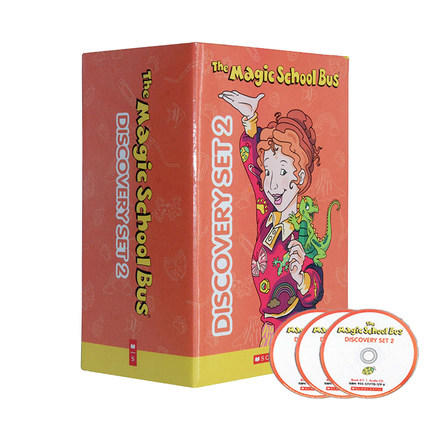 【章节书版，赠音频】AR 3.7-4.4 英文原版 Magic School Bus 神奇校车系列 1-20册 附20CD 儿童小说科普章节书 商品图1