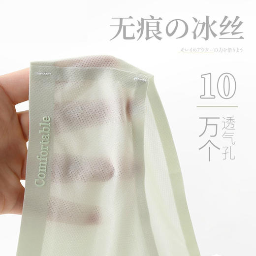 【特惠三条装】比杜蕾斯还薄，火爆日本！SSEMMY冰肌面膜内裤，冰岛出产冰丝面料，清凉丝滑，柔软舒适，透气排湿，自带降温5-8℃属性，双层裆部，银离子无菌环境，360°贴身无痕，轻松穿出翘臀！ 商品图1