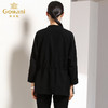 乔万尼春秋ins潮立领宽松抽绳收腰黑色休闲短外套女欧货EN3B333 商品缩略图3