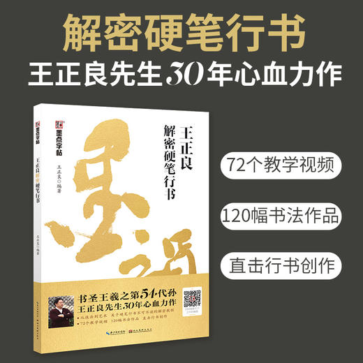 行书字帖硬笔书法练字书家王正良书圣王羲之第54代孙传人解密硬笔行书教程视频讲解飘逸男生钢笔硬笔书法作品欣赏书法爱好者练字帖 商品图0