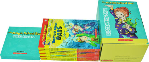 【章节书版，赠音频】AR 3.7-4.4 英文原版 Magic School Bus 神奇校车系列 1-20册 附20CD 儿童小说科普章节书 商品图3