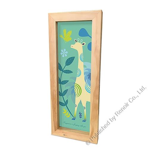 拼图爱现框(柚木色)/108片长幅 商品图0