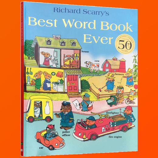 正版 斯凯瑞词汇书 Richard Scarry's Best Word Book Ever 会讲故事的单词书 英文原版 斯凯瑞金色童书 英文绘本 英文版 商品图0