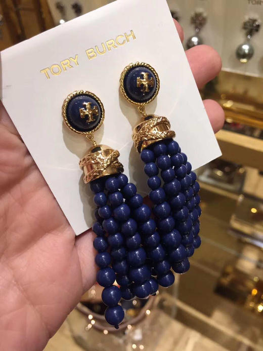 超美巴洛克风！Tory burch TB 新款珍珠流苏珠串耳坠 商品图4