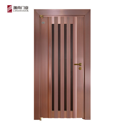 迦南门业防盗洛阳紫铜定制安全双层轻奢入户门雅奢视界元平方