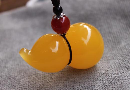 顶级鸡油黄立体葫芦福禄吊坠完美三无品质器型规整比例匀称漂亮立体