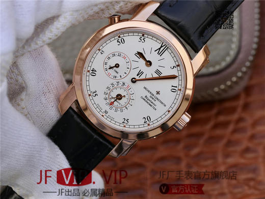 NOOB江诗丹顿马耳他系列42005两地时腕表，大气高雅，尊贵非凡 。男士腕表，皮表带，自动机械机芯，密底。 商品图2