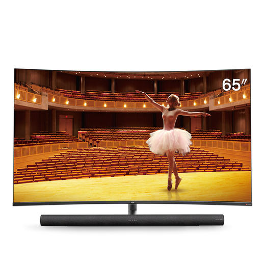 tcl彩电tcl65c765英寸4k超高清智能曲面led液晶电视136高色域哈曼卡顿