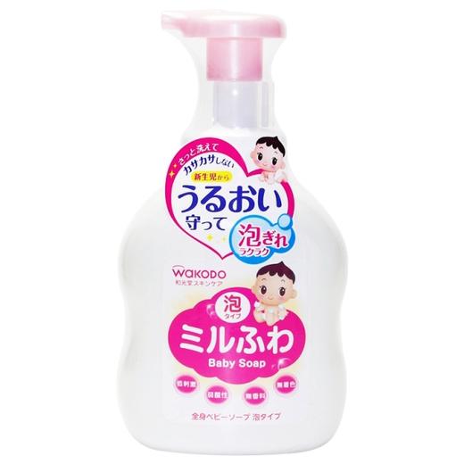 [保税仓]日本Wakodo和光堂泡沫沐浴露450ml（日本内销版） 商品图0