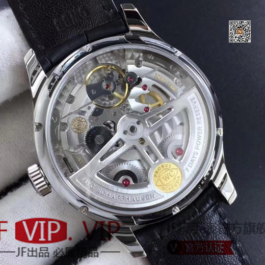 ZF万国葡萄牙系列年历腕表IW503501，集时分针、日期、星期、月份和动显于一身。正所谓功能卓越，大器晚成，有请各路表友品鉴 商品图6