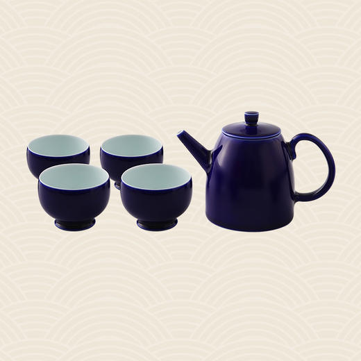 故宫博物院 霁蓝釉茶具 商品图6