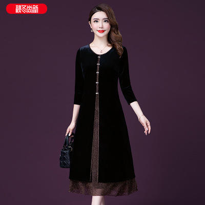 YFR  GT3138257   高端气质妈妈装连衣裙 商品图2