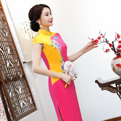 ZA-983-日常演出走秀优雅旗袍 商品图2