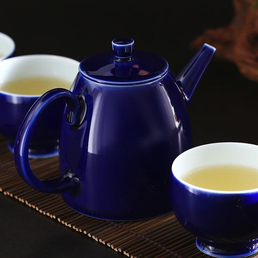 故宫博物院 霁蓝釉茶具 商品图4