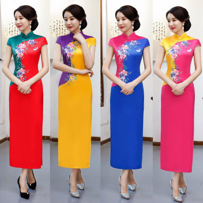 ZA-983-日常演出走秀优雅旗袍 商品图0