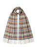 190×35cm 经典纯羊绒宽幅围巾 时尚格纹 （3款） 商品缩略图1