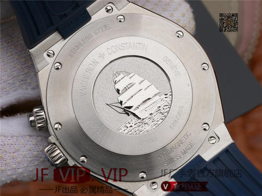 TWA江诗丹顿 纵横四海多功能腕表 高雅绅士 尊贵非凡 最强地表 男士腕表 橡胶表带 自动机械机芯 密底 商品图6