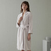 睡袍浴袍女长款纯棉吸水家居服天然亲肤透气长袖吸汗睡衣秋 商品缩略图0