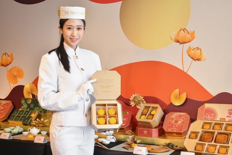 香港半岛酒店奶黄八颗月饼 免税店渠道授权现货带扫码检验 月饼中的劳斯莱斯JPY带授权招加盟代理