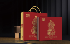 1828王老吉  吉乐糕·铁棍山药福禄月饼精品礼盒装