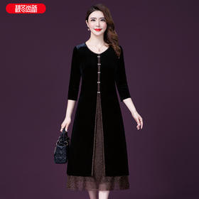 YFR  GT3138257   高端气质妈妈装连衣裙