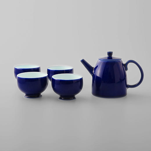 故宫博物院 霁蓝釉茶具 商品图1